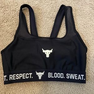 Under Armour Blood, Sweat, Respect Sports Bra